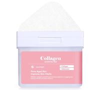 DERMAL Collagen Moistfull Pad - Korean Toner Pad for Elasticity & Wrinkle Improvement with Peptides - Vegan Tencel Square Pads - High Capacity, 120 Sheets