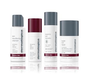 Dermalogica Skin Aging Solutions Kit Anti Aging Skincare Set Includes Face Cleanser Serum Moisturizer with SPF and Cream Travel Size