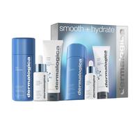 Dermalogica Smooth + Hydrate Skin Care Set - Face Exfoliator Moisturizer and Serum Holiday Gift Set Contains 3 Full Size Skincare Items
