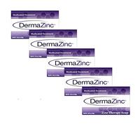 Dermalogix DermaZinc Zinc Therapy Soap Medicated Treatment - 5 Bars New Larger Size