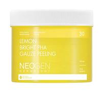 DERMALOGY by NEOGENLAB Lemon Bright PHA Gauze Peeling Pads (30 pads) - Exfoliating & Brightening Peeling Pad with AHA, BHA, PHA, LHA & Lemon & Glutathione & Niacinamide - Korean Skin Care