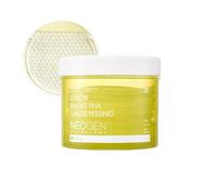 DERMALOGY by NEOGENLAB Lemon Bright PHA Gauze Peeling Pads (30 pads) - Exfoliating & Brightening Peeling Pad with AHA, BHA, PHA, LHA & Lemon & Glutathione & Niacinamide - Korean Skin Care