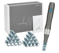 Dermapen M8 Microneedling Pen, Professional Microneedle Pen with 20 Replacement Cartridges (12 x 36pin, 4 x 16pin, 4 x Nano) for Dr Pen M8, Wireless and 6 Speed Levels, for Men and Women