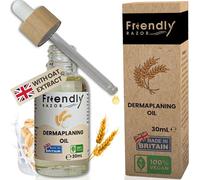 Dermaplaning Oil with Oatmeal, Primrose, Jojoba & Grapeseed Extracts | Pre & Post Shave Face Oil | Facial Oil for Women | Shave Oil for Smooth Skin | 30ml Bottle