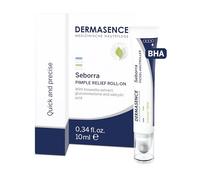 DERMASENCE Seborra Pimple Relief Roll-On 10 ml, SOS care for pimples and blackheads, targeted help for impurities, soothes redness, absorbs quickly, fragrance-free, vegan, ideal for on the go