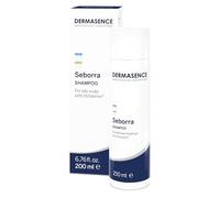 DERMASENCE Seborra Shampoo 200 ml, Shampoo for oily scalp & dandruff, with menthol, panthenol & proven dandruff active ingredient, has a cooling & soothing effect, vegan, suitable for daily use