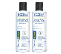 Dermasolve Eczema Relief Shampoo - Flare Control Scalp & Dandruff Free Therapy That Protects, Moisturizes, and Repairs Skin for Kids & Adults - Steroid Free (2-Pack)