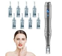 DermaStamp System 0.25mm, Microneedling Stamp Pen, Derma Stamp Pen, Derma Roller Alternative, Microneedle Micro Needle Skin Care for Men Women