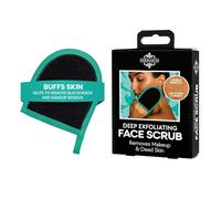 Dermasuri Deep Exfoliating Face Scrub - Korean Exfoliating Mitt for Shower & Dry Use - Face Exfoliator Glove - Removes Dead Skin & Dry Patches - Facial Stocking Stuffer Gifts for Women & Men - 1 Pack