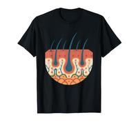 Dermatologist Anatomical Skin Layers Cross Section Science T-Shirt