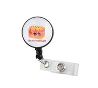 Dermatologist Derm Squad Badge Reel Dermatologist Gift Skin Doctor Nurse Gift Dermatology Id Badge Holder (Dermatologist Badge Reel)