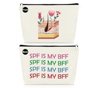 Dermatologist Gifts Dermatology Makeup Bag for Women Skin Doctor Gifts SPF Cosmetic Bag Pouch Dermatology Nurse Student Graduation Gift Christmas Thanksgiving Birthday Gift for Future Dermatologist