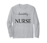 Dermatology Nurse Nursing Student Design for Women Men Long Sleeve T-Shirt