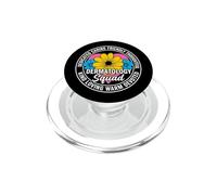 Dermatology Squad Floral Derm Nurse Skin Doctor PopSockets PopGrip for MagSafe