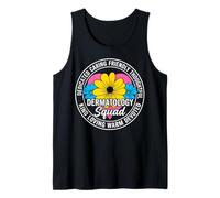 Dermatology Squad Floral Derm Nurse Skin Doctor Tank Top