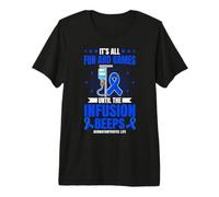 Dermatomyositis Warrior IVIG Infusion Day Premium T-Shirt