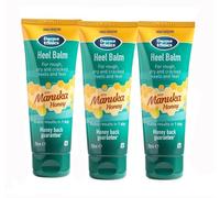 Dermatonics Fast-Acting Manuka Honey Heel Balm | Nourishing Formula for Rough and Cracked Heels | Hydrates and Softens Dry Feet | Suitable for Diabetics and Vegan-friendly | Pack of 3 x 60 ml