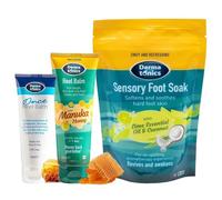 Dermatonics Heel Care Trio - Manuka Honey Heel Balm 125ml + Once Heel Balm 75ml + Sensory Foot Soak 350g