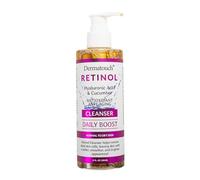 DERMATOUCH Retinol Face Cleanser, 8 oz - Hyaluronic Acid, Cucumber & Vitamins - Made in AmericaF