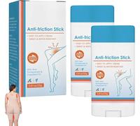 Dermaunder Anti Friction Stick Under Breasts, Dermaunder Anti Chafing Stick, Waterproof Glide Anti Chafe Balm, Running Chafe Sticks for Heel, Lower Arm, Thigh, Legs, Non-greasy and Easy to Use (2PC)
