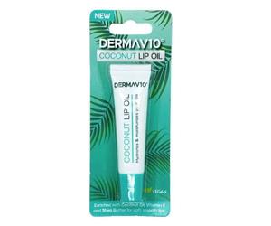 DermaV10 Coconut Lip Oil 10ml