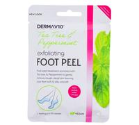 Derma V10 Tea Tree & Peppermint Exfoliating Foot Peel
