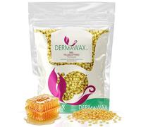 DERMAWAX Crystal Honey Hard Wax Beads 2kg - Stripless Film Wax for Hair Removal - Smooth Application for Legs, Bikini Line & Body - Professional Waxing Beads for Women & Men - Made in Italy