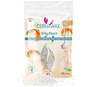 DERMAWAX Silky Peach Hard Wax Beads 800 g for Stripless Hair Removal | Vegan, colophonium-free and dermatologically tested film wax, developed, packaged and made in France.