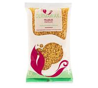 Dermawax Stripless Natural Honey Hot Wax Beads 1000g - Low-Temperature Premium Wax for Full Body, Face, Bikini, Brazilian Hair Removal - Made in Italy for Professional Results (1 kg, Honey)