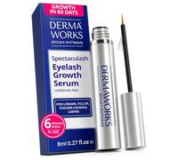 Dermaworks SPECTACULASH Lash Serum 8 ml | Eyelash Growth Serum for Eyelash Growth & Thickness | Free of Prostaglandins, Safe for Sensitive Eyes | Peptide Formula Long Lashes | 6 Months Treatment