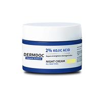 DermDoc Damage Recovery Night Cream With 2% Kojic Acid, 50 g | Lightweight Cream For All Skin Types | Lightens Blemishes, Treats Sun Damage Scars & Age Spots | No Parabens, Silicones & Sulphates