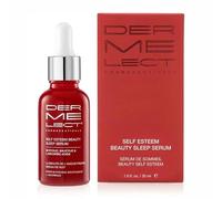 Dermelect Self-Esteem Beauty Sleep Serum for Face - Anti Aging with Glycolic Acid, Salicylic Acid, L-Ascorbic Acid, Brightening & Resurfacing Serum for Acne Spots, Pores, Redness, Wrinkles, 1 oz