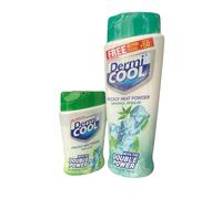 Dermi Cool Prickly Heat Powder, Menthol Regular and Fresh Aloe, Double Power with Neem & Tulsi, 150g + Extra 50g Free