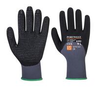 Dermiflex Ultra Nitrile Foam Dotted Work Glove (pack of 10) -Portwest A353