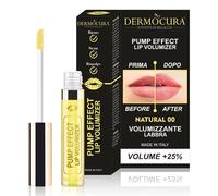 DERMOCURA Lip Volumizer Chili Lip Plumper 5 Times More Powerful Transparent Plumping Lip Gloss Immediate and Long-Lasting Plumping Effect MADE IN ITALY… (TRANSPARENT)