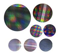 Dermonem 12" Silicon Wafers with CPU Chips, Semiconductor Lithography Circuits and Random Styles Includes Bracket