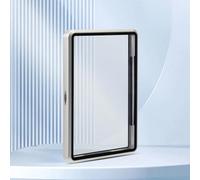 Dermonem 35PT 130PT Magnetic Card Holder Protector With Metal Frame Trading Card Display And Storage (Silver 35PT-11x7.3x0.7cm)