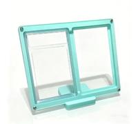 Dermonem Dual-Card Graded Card Display Case with Base (Screw Model) Transparent Card Collective Box For PSA For CGC For BGS Showcase Protector Holder (Porcelain Green For PSA)