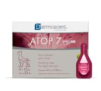 DERMOSCENT ATOP7 Spot On Dogs Cats 0-10 kg, Plastic, Not Applicable | Soothing care with plant ceramides, plant omega 6 and 3 fatty acids and essential oils