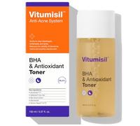 Dermz Vitumisil BHA & Antioxidant Toner - Salicylic Acid BHA + Niacinamide Mattifying Pore-Refining Toner for Sensitive & Acne-Prone Skin - 150 ml