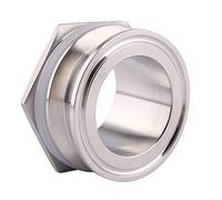 DERNORD 1.5" Tri Clamp Bulkhead Compression Fitting 304 Stainless Steel Weldless Homebrew Kettle Bulkhead