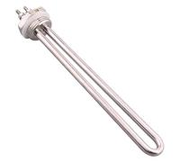 DERNORD 12V Heating Element 150 Watt 1Inch BSP Flange Stainless Steel Heater for Wind Surbine Solar Heater