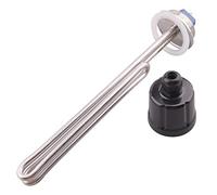 DERNORD 2" Inch (DN50) Tri-clamp Foldback Heating Element Stainless Steel Water Heater with Silicone Gasket Tri-Clover O-Ring (240V 3500W)