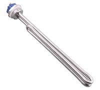 DERNORD 240V 2500W Foldback Heating Element Stainless Steel Heater Spare Part 1 Inch BSP Thread with Low Watt Density