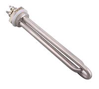 DERNORD 24V 600W DC Submersible Water Heater Element Stainless Steel Heating Element with 1 Inch BSP Thread Fitting Double U Type