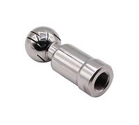 DERNORD Rotary Spray Ball NPT Female CIP Tank Cleaning Ball 360° Spray Pattern, Stainless Steel 304 (1/2" NPT Threaded)