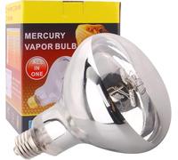 DERNORD UVA UVB Heat Lamp Terrarium - E27 Socket 80W D3 UV Light Basking Spot Lamp Reptile Solar Spotlight Full Spectrum Daylight Lamp for Turtle Gecko Bearded Dragon