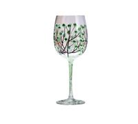 Dernucm Festive Hand-Painted Crystal Goblets - Elegant Red Wine Glasses for Celebrations(Bixia red Wine Glass)