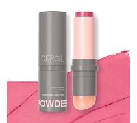 DEROL - 2 in 1 Colleting Romance Velvet Powder Blush Stick - 6 Colors #02 Red Bean