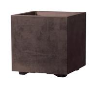Deroma Elegant Planter with Classic and Clean Lines, Perfect for The Garden and Terrace and can Also be Placed Indoors, Brown, Media